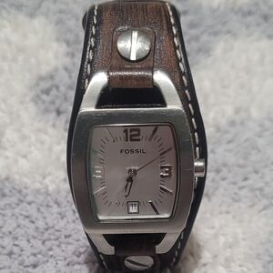 Fossil Watch, Women's 8.5", Brown Genuine Leather Strap